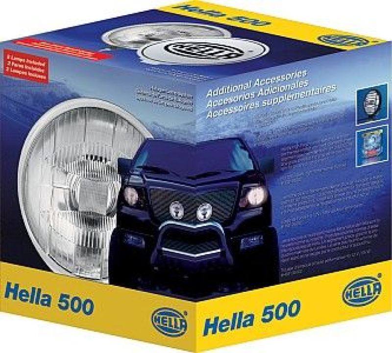 Hella 500 Series 12V/55W Halogen Driving Lamp Kit - 005750952