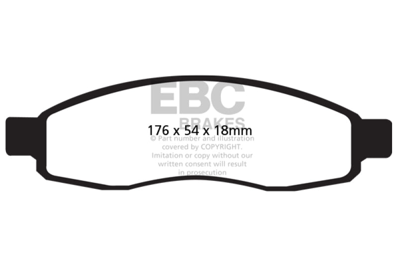 EBC 04-05 Infiniti QX56 5.6 Ultimax2 Front Brake Pads - UD1015