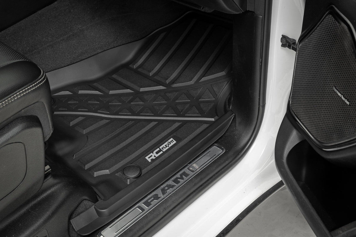 Flex-Fit Floor Mats | FR &amp; RR | Crew | Ram 1500 (19-24)/1500 TRX (21-24)