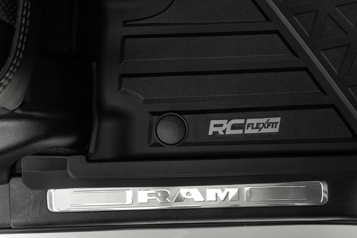 Flex-Fit Floor Mats | FR &amp; RR | Crew | Ram 1500 (19-24)/1500 TRX (21-24)