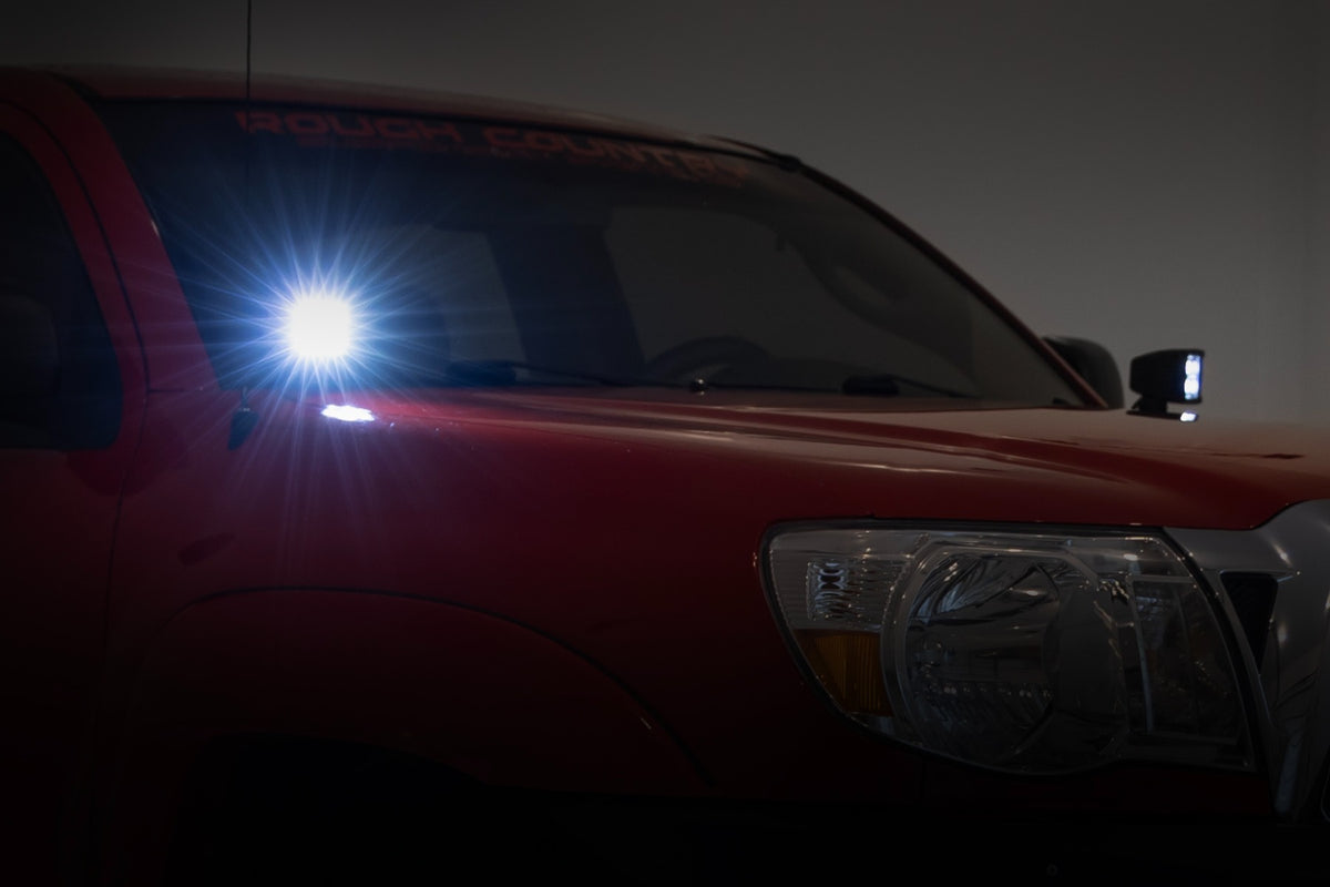 LED Light Kit | Ditch Mount | 2&quot; Spectrum Pair | Spot | Toyota Tacoma (05-15)