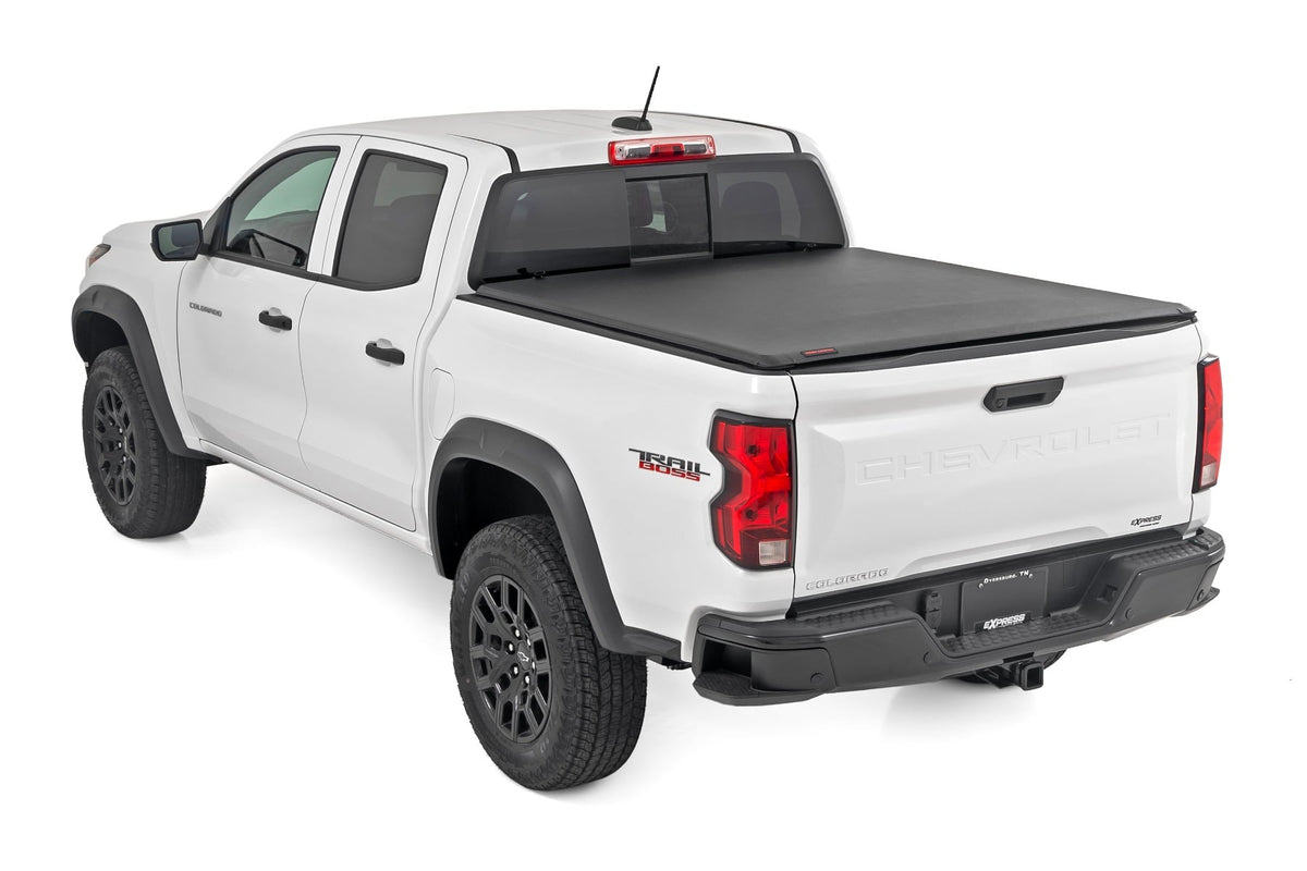 Rough Country - Soft Roll Up Bed Cover - 5' Bed - Chevy/GMC Canyon/Colorado 2WD/4WD (15-25) - 42120500 for 2015-2024 Chevrole
