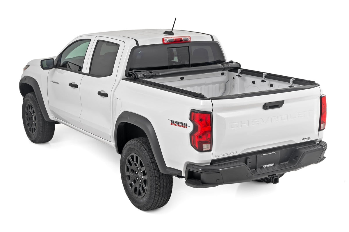 Rough Country - Soft Roll Up Bed Cover - 5' Bed - Chevy/GMC Canyon/Colorado 2WD/4WD (15-25) - 42120500 for 2015-2024 Chevrole