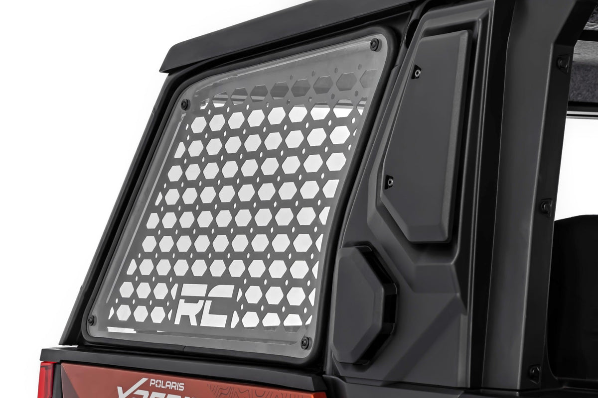 Rough Country - Bed Side Rear Windows - Scratch Resistant - Polaris XPEDITION ADV 5 - 93196 for 2024 Polaris Xpedition Adv 5 