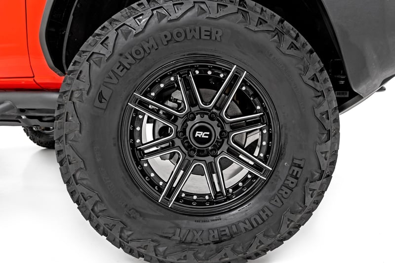 Rough Country 88 Series Wheel/One-Piece/Gloss Black/17x9/6x5.5/+0mm - 88170012 by Rough Country - side view