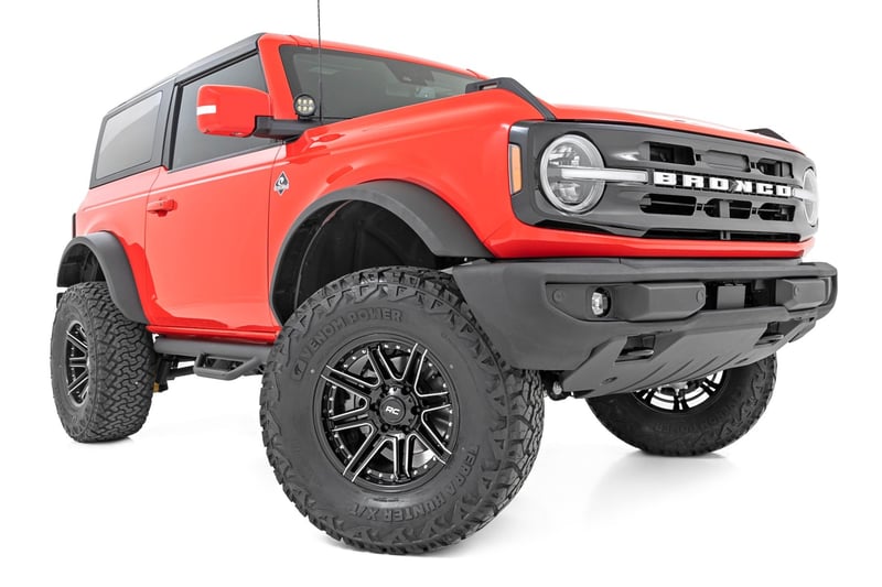 Rough Country 88 Series Wheel/One-Piece/Gloss Black/17x9/6x5.5/+0mm - 88170012 by Rough Country - rear view