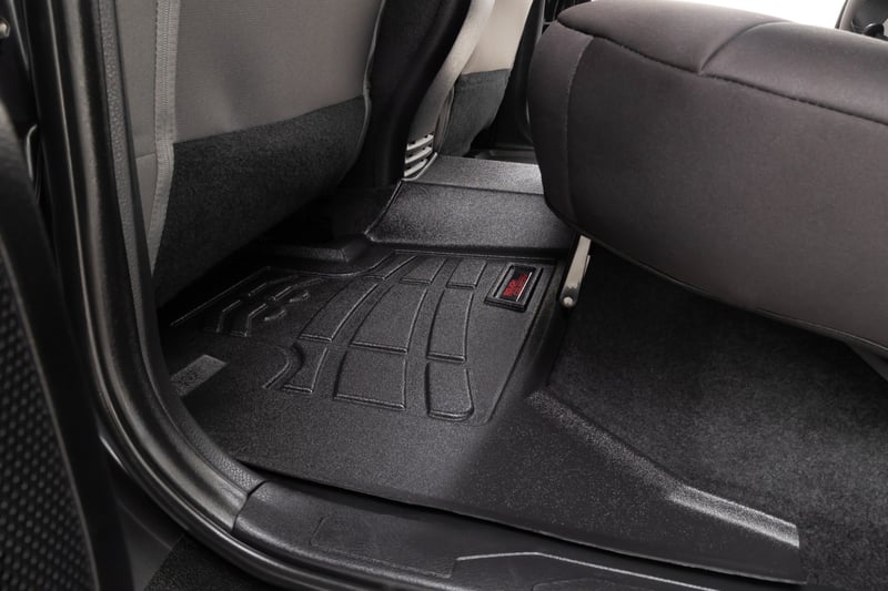 Rough Country - Sure-Fit Floor Mats - First & Second Row - Toyota Tacoma 2WD/4WD (2016-2023) - SM71216