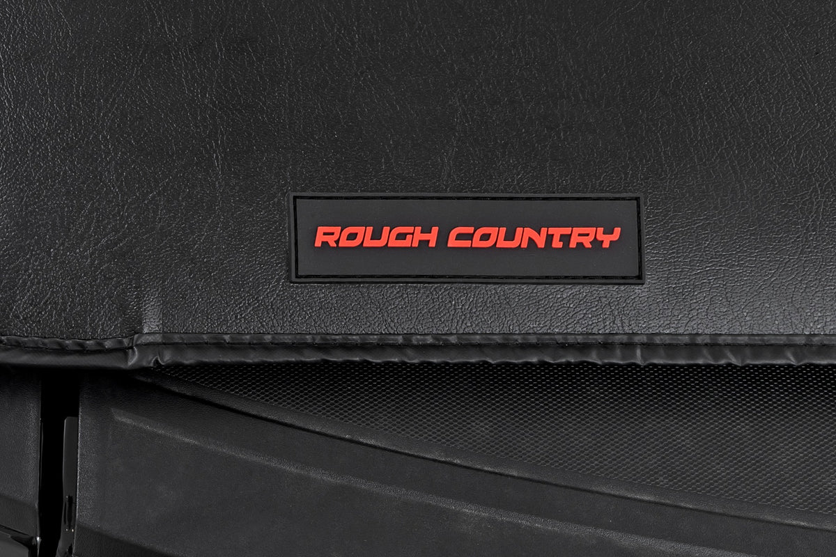 Rough Country - Soft Roll Up Bed Cover  - 6'7" Bed - Chevy/GMC Sierra/Silverado 1500 (19-25) - 42308650 for 2019-2024 Chevrol