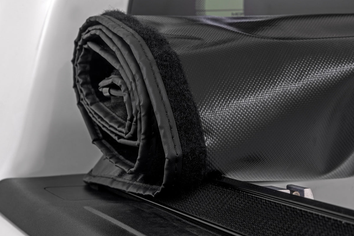 Rough Country - Soft Roll Up Bed Cover - 6'4" Bed - Ram 1500 (19-25)/1500 TRX (21-24) - 42309650 by Rough Country - alternate