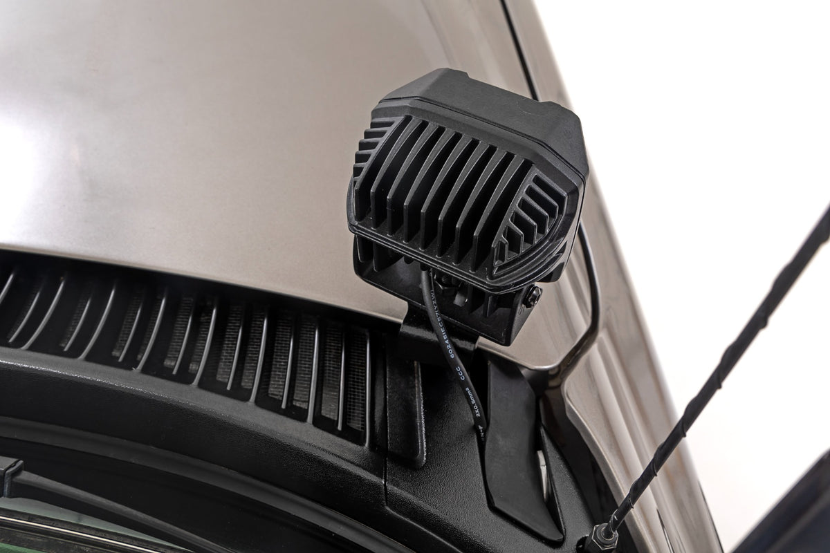 Rough Country - LED Light Kit - Ditch Mount -  3" OSRAM - Wide - Chevy Silverado 1500 (99-06)/Tahoe (00-06) - 82285 for 1999-