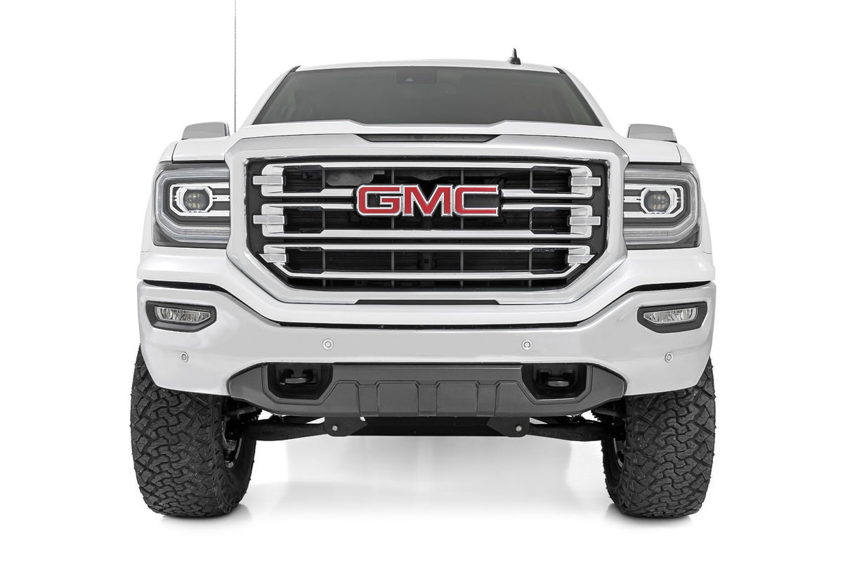 Rough Country - 7 Inch Stamped Steel LCA Lift Kit - Forged UCA - Bracket - N3 Struts - Chevy/GMC 1500 (16-18) - 11633 for 201