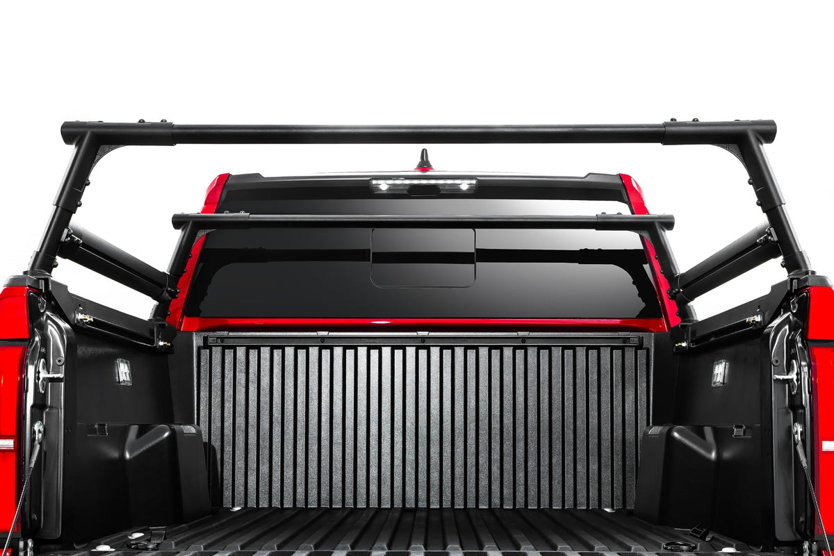 Rough Country - Bed Rack - Half Rack - Aluminum - Toyota Tacoma 2WD/4WD (2024-2025) - 73119 for 2024 Toyota Tacoma - installe