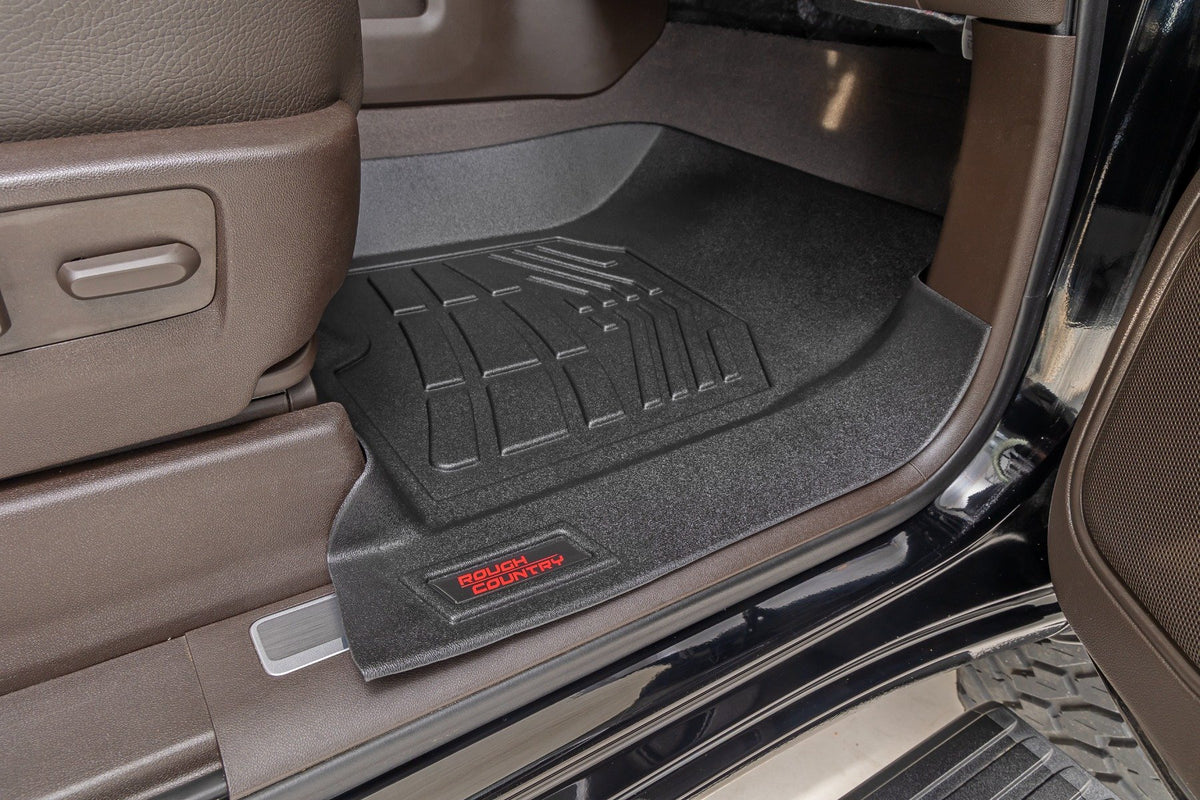 Floor Mats | FR &amp; RR | FR Bucket | Crew | Chevy/GMC 1500/2500HD/3500HD (19-24)