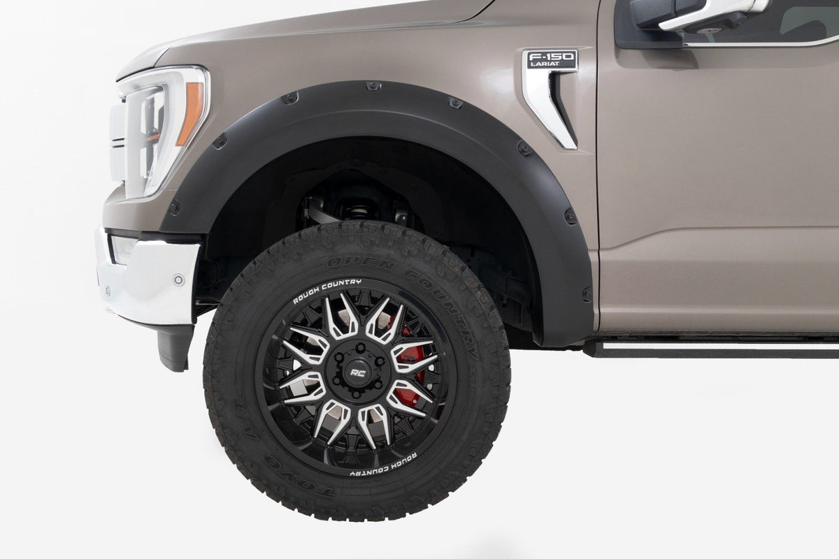 Pocket Fender Flares | PQ Race Red | Ford F-150 2WD/4WD (2021-2024)