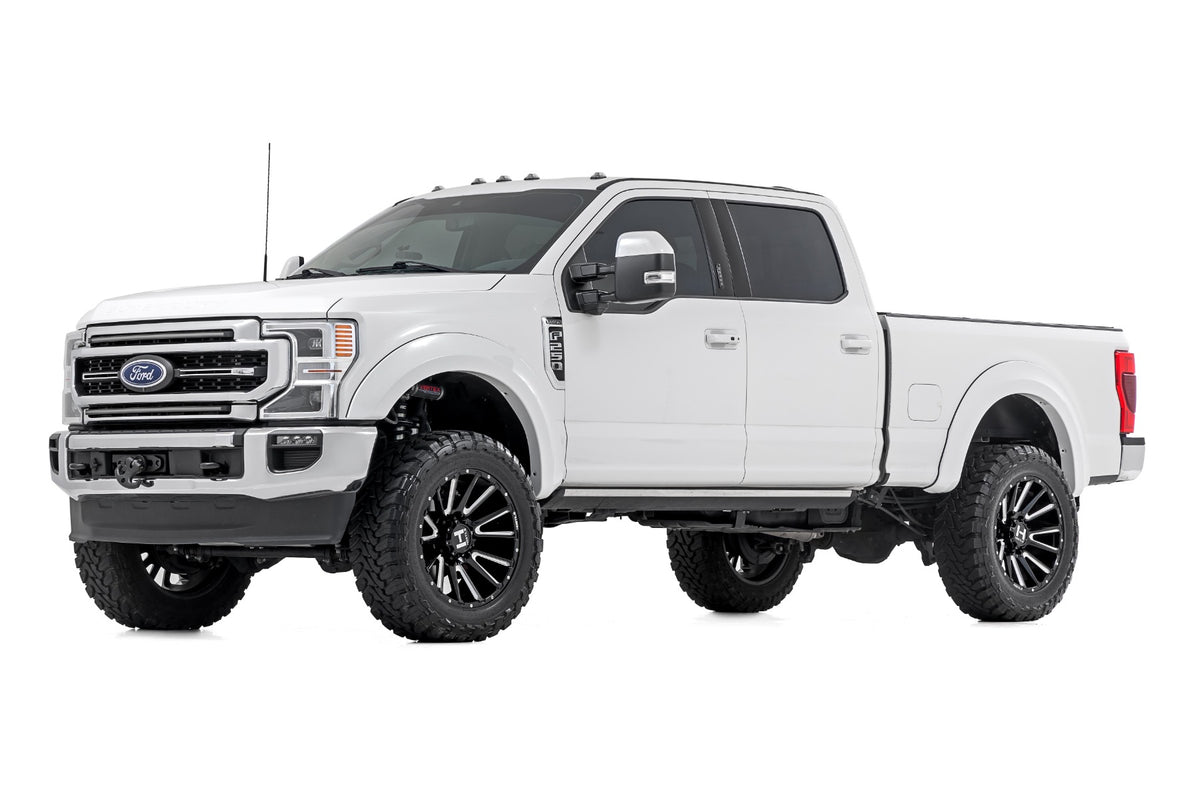 Rough Country - Fender Flares - Sport - B3 Atlas Blue - Ford F-250/F-350 Super Duty (17-22) - S-F21112-B3 by Rough Country - 