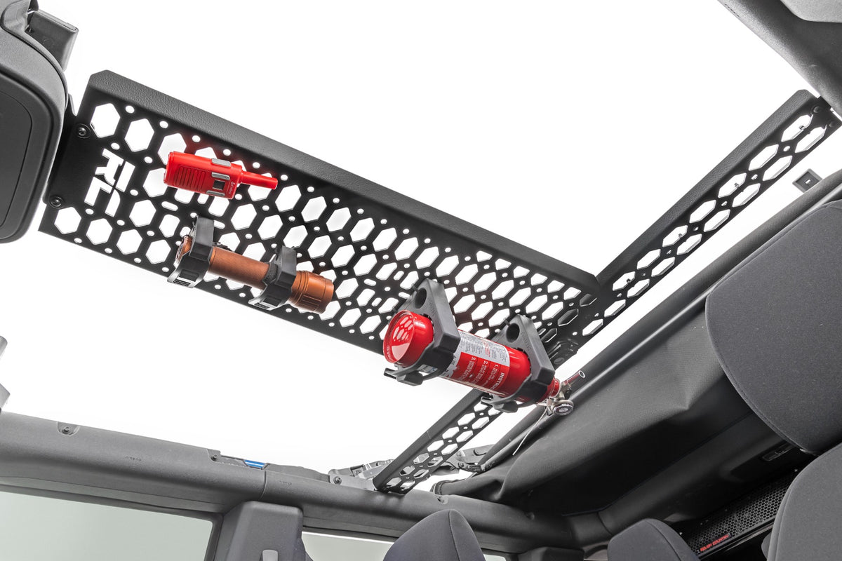 Rough Country - Molle Mounting Panel - Overhead - Ford Bronco 4WD (2021-2025) - 51123 for 2021-2023 Ford Bronco - detail view