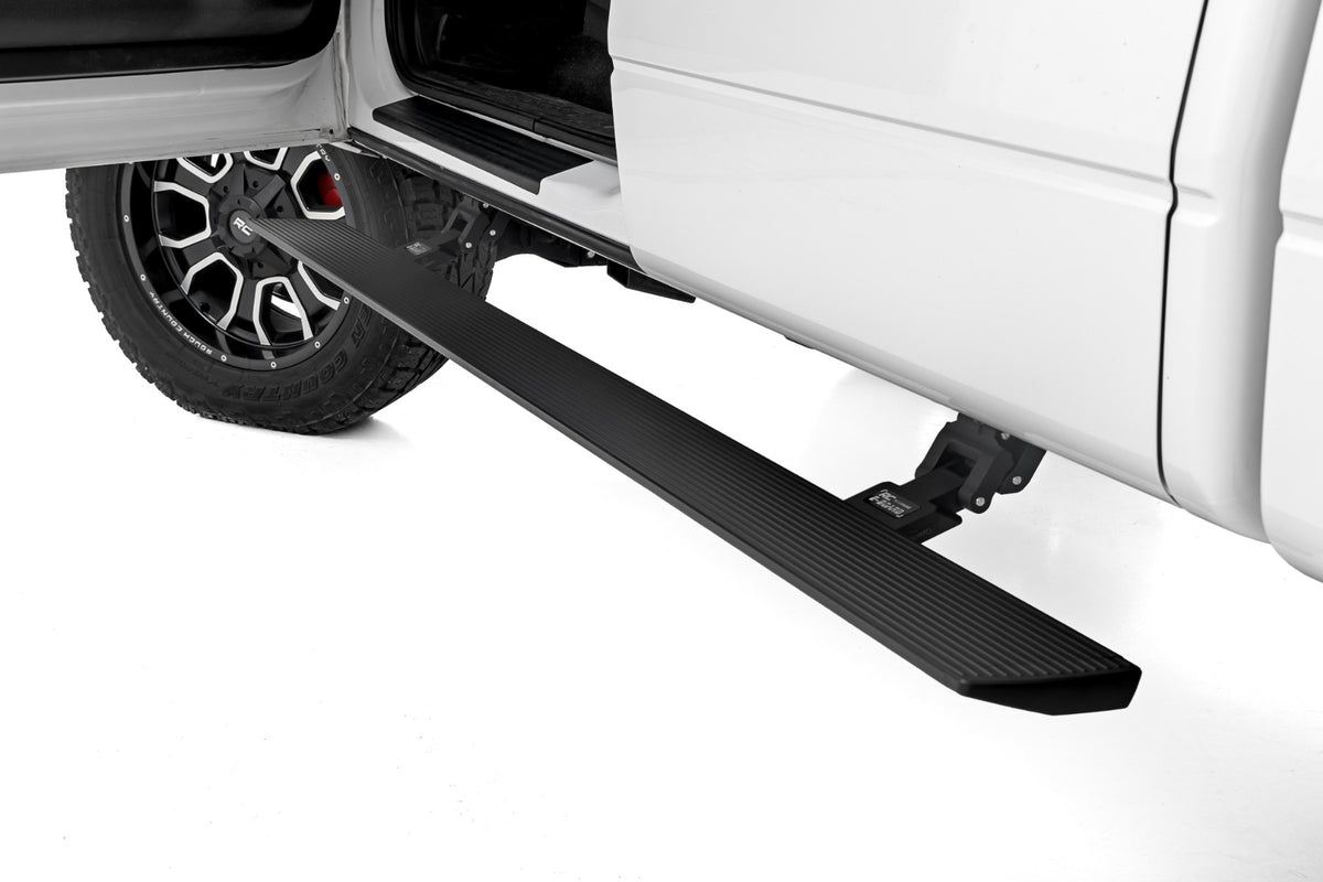 Rough Country - Power Running Boards - Dual Electric Motor - Super Cab - Ford F-150 (09-14) - PSR71534 for 2009-2014 Ford F 1
