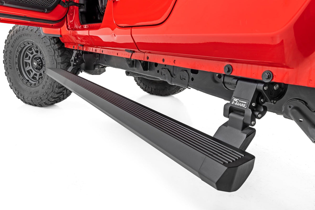 Rough Country - Power Running Boards - Dual Electric Motor - Jeep Gladiator JT 4WD (20-26)