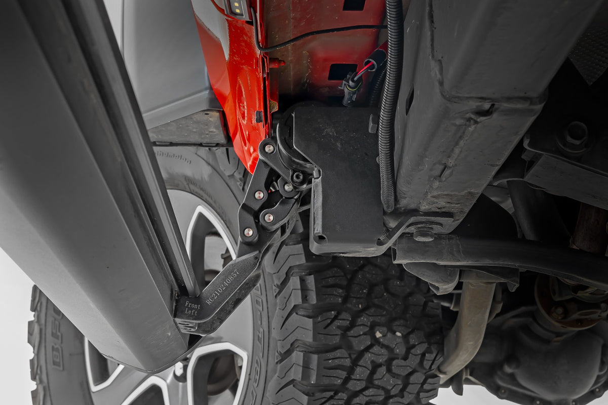Rough Country - Power Running Boards - Dual Electric Motor - 4 Door - Jeep Wrangler JL (2018-2026)