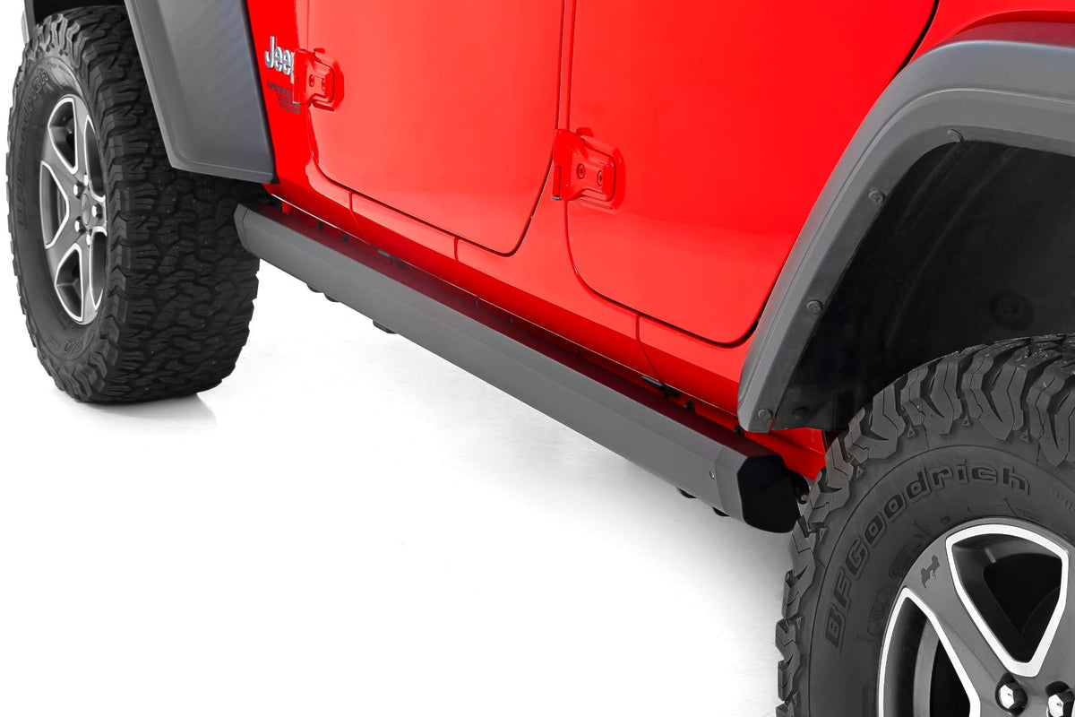 Rough Country - Power Running Boards - Dual Electric Motor - 4 Door - Jeep Wrangler JL (2018-2026)