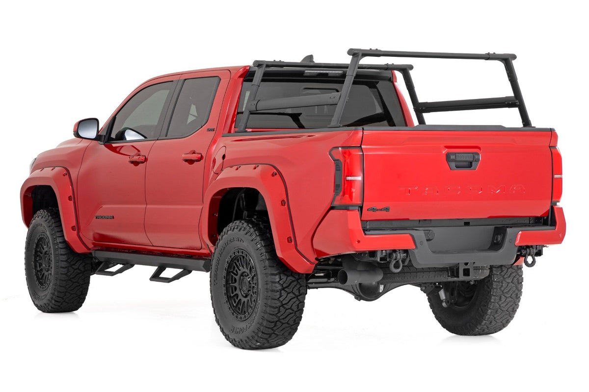 Rough Country - SRL2 Adjustable Aluminum Steps - Double Cab - Toyota Tacoma 2WD/4WD (24-25) - 73003 for 2024 Toyota Tacoma - 