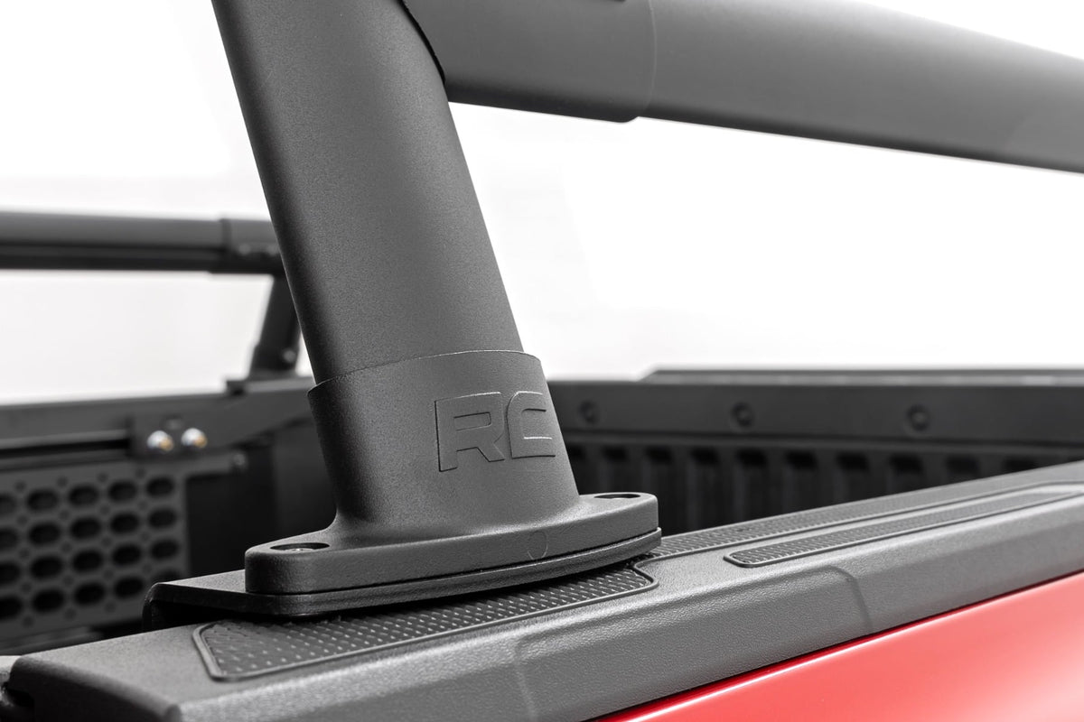 Rough Country - Bed Rack - Aluminum - Toyota Tacoma 2WD/4WD (2024-2025) - 73124 for 2024 Toyota Tacoma - alternate view