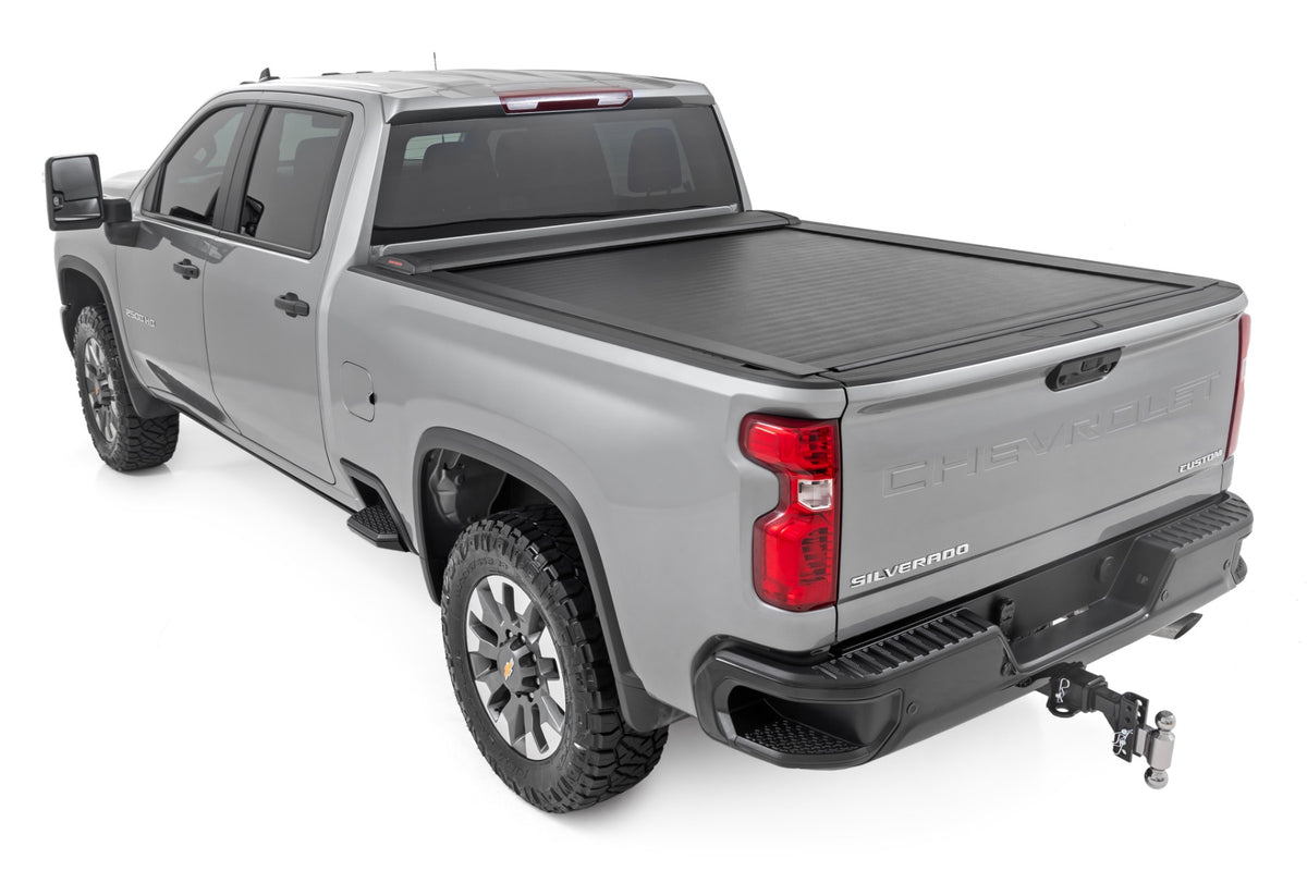 Rough Country - Retractable Bed Cover - 6'9" Bed - Chevy/GMC 2500HD/3500HD (20-25) - 46110690 by Rough Country - installed vi
