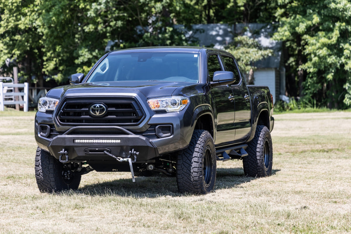 Rough Country - Front Bumper - Hybrid - 20" Blk LED - 12000S - Toyota Tacoma 2WD/4WD (16-23) - 10721 for 2016-2023 Toyota Tac