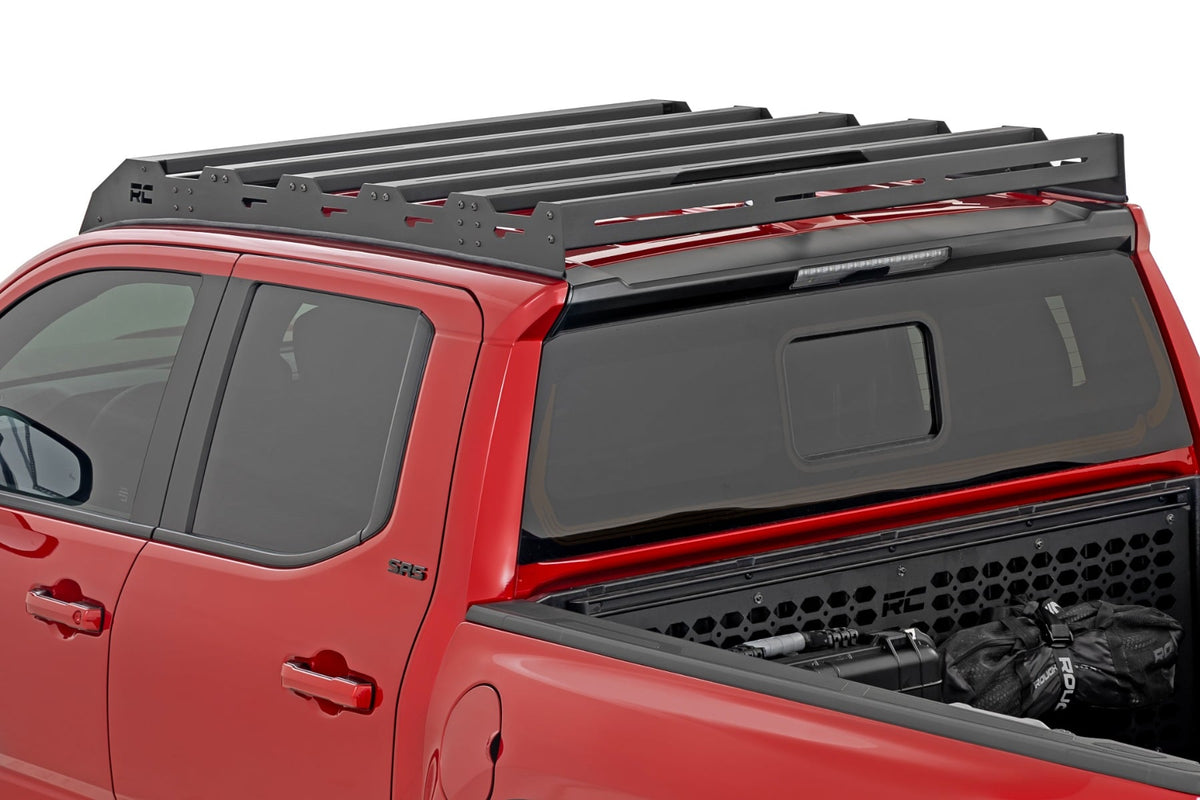 Rough Country - Roof Rack - 40" Black LED - Toyota Tacoma 2WD/4WD (2024-2025) - 72110 for 2024 Toyota Tacoma - angle view