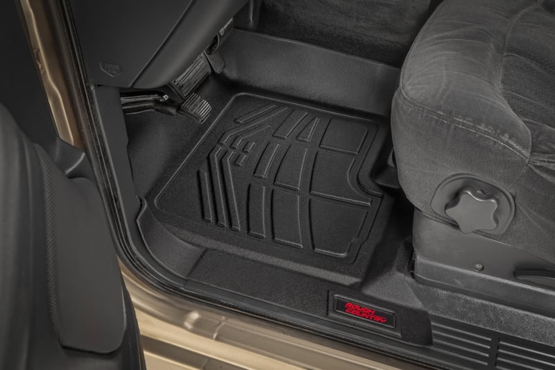 Rough Country - Sure-Fit Floor Mats - First & Second Row - Chevy/GMC 1500 (99-06 & Classic) - SM29912A