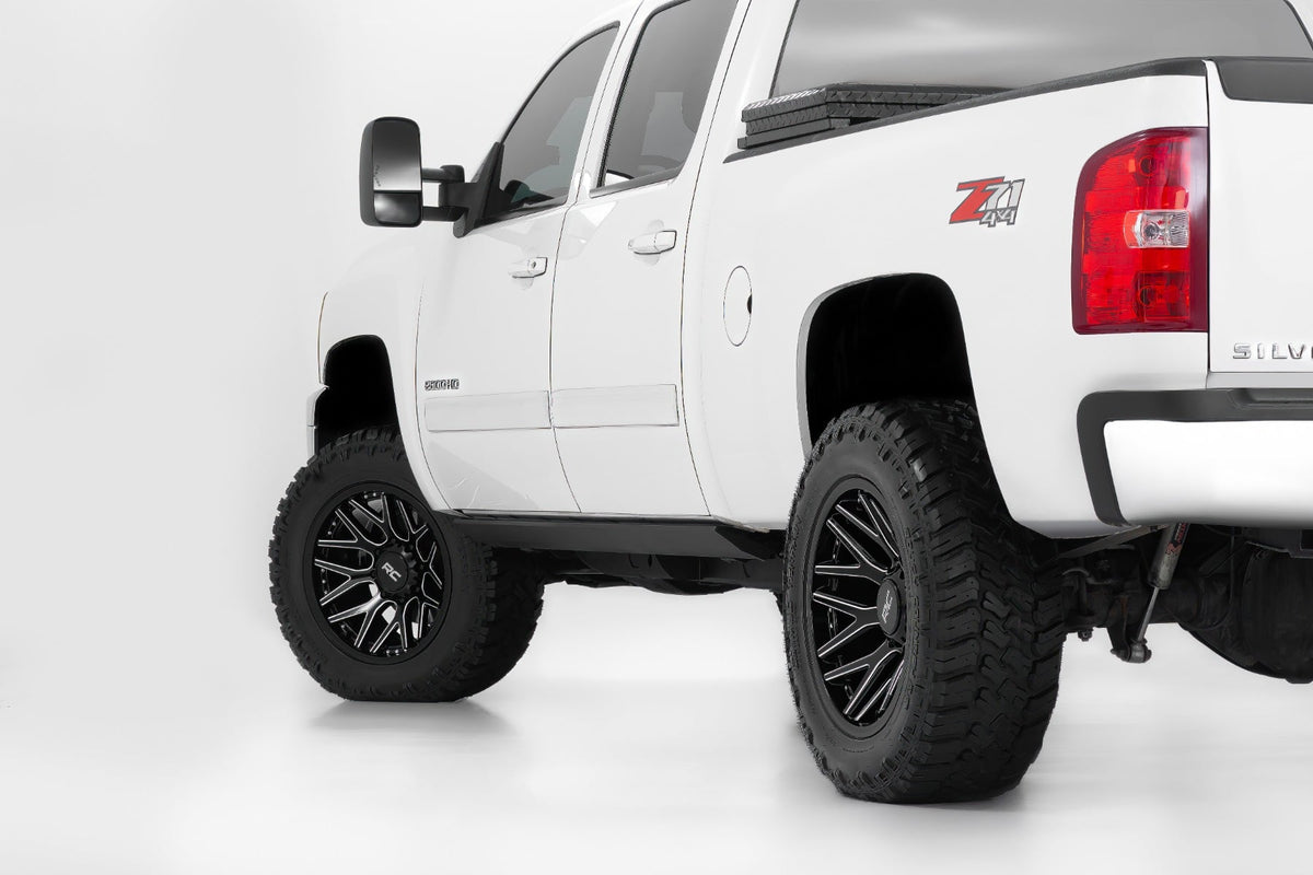 Rough Country 95 Series Wheel/One-Piece/Gloss Black Machined/20x10/8x180/-19mm - 95201006M by Rough Country - detail view