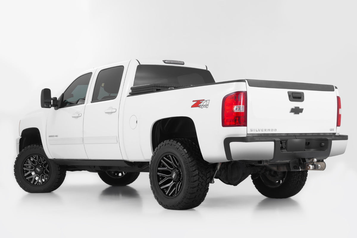 Rough Country 95 Series Wheel/One-Piece/Gloss Black Machined/20x10/8x180/-19mm - 95201006M by Rough Country - angle view