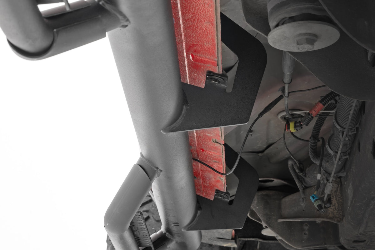 Rough Country - Nerf Steps - Cab Length - Extended Cab - 6'7" Bed - Chevy/GMC 1500 (14-18 & Classic) - RCC1489QCB for 2014-20