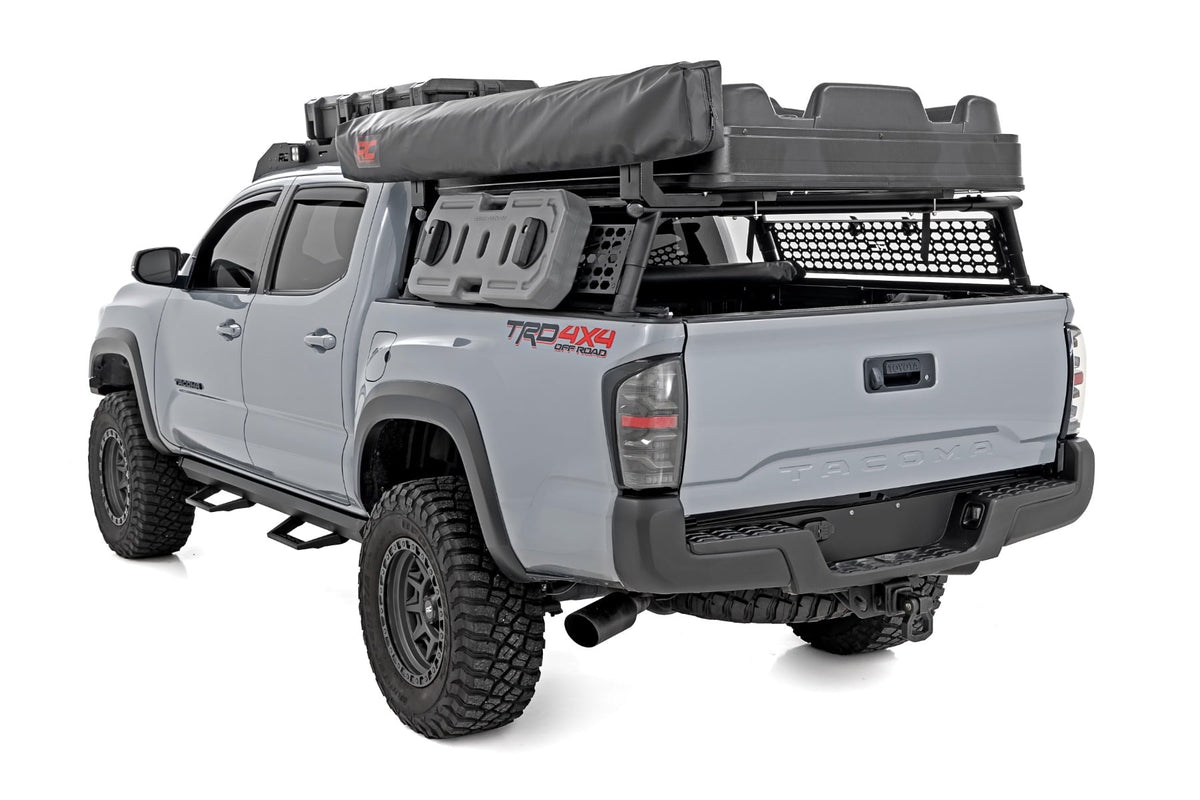 Rough Country - SRL2 Adj Aluminum Step - Double Cab - Toyota Tacoma 2WD/4WD (2005-2023) - 71096 for 2005-2023 Toyota Tacoma -