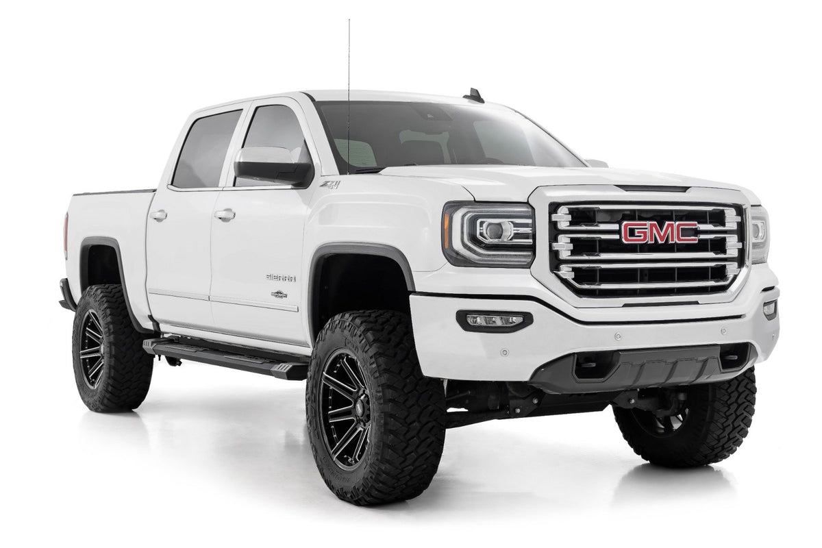 HD2 Aluminum Running Boards | Crew Cab | Chevy/GMC 1500/2500HD/3500HD (07-19 &amp; Classic)