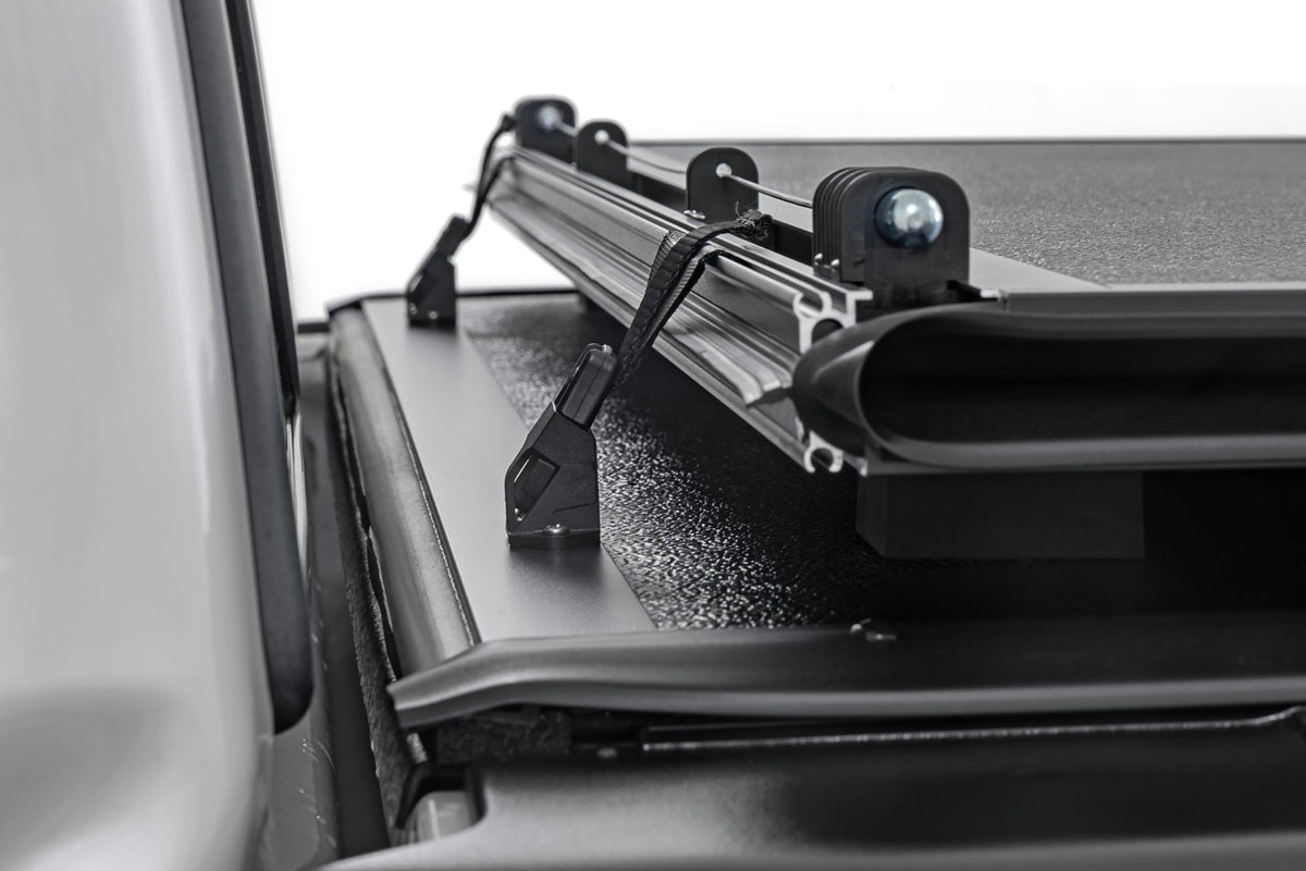 Rough Country - Hard Low Profile Bed Cover - 5'7" Bed - Ford F-150 2WD/4WD (2004-2014) - 47214550B for 2004-2014 Ford F 150 -