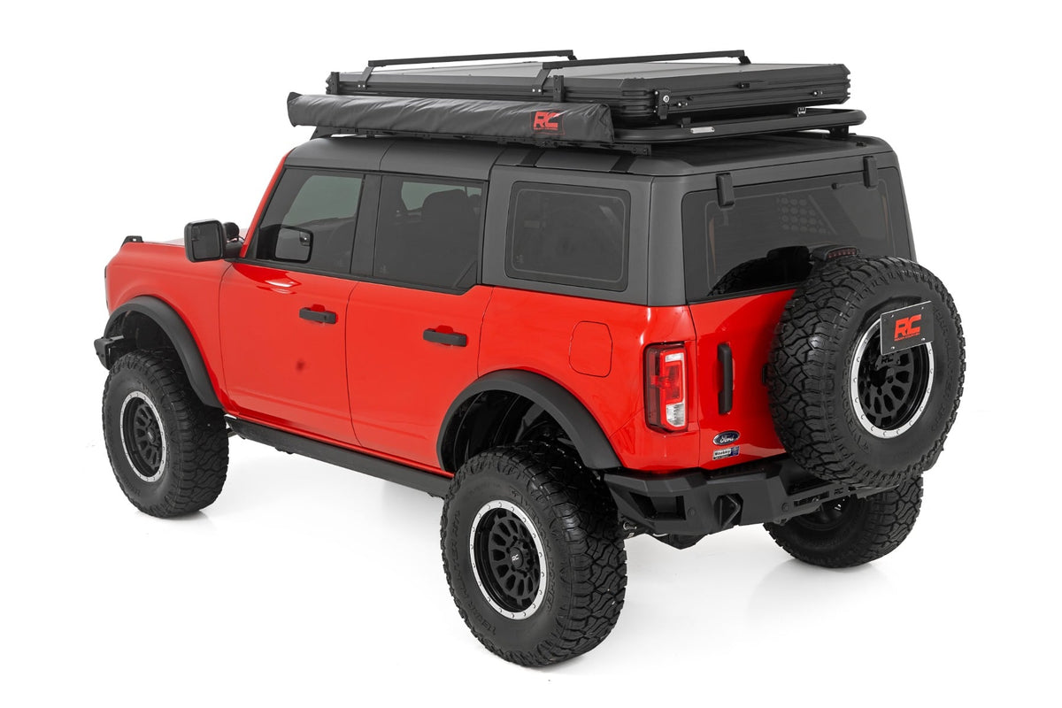Rough Country - Retractable Roof Rack Awning - 6'6" x 9'8" (Fits Trucks & SUVs) - 99081 by Rough Country - detail view