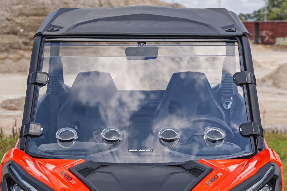 Rough Country - Vented Full Windshield - Scratch Resistant - Can-Am Maverick Sport 1000R - 98201930 by Rough Country - altern