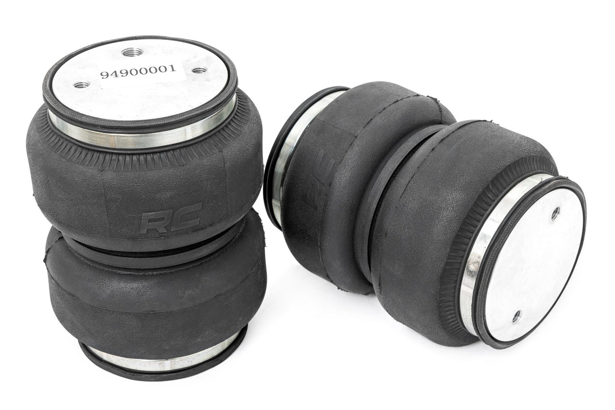 Rough Country - Air Spring Kit w/compressor - 0-6" Lift - Chevy/GMC 2500HD (01-10) - 10006C by Rough Country - angle view