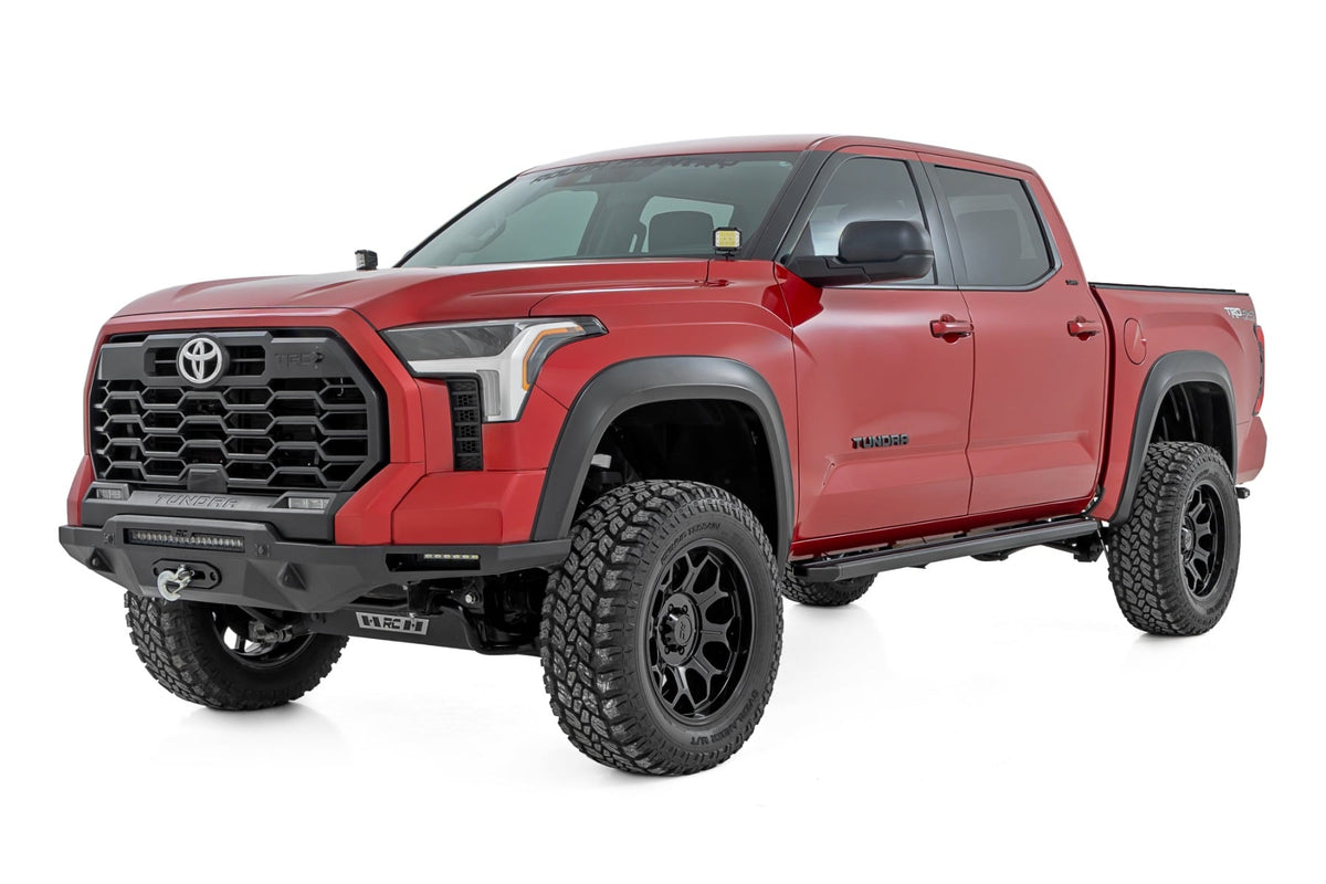 Rough Country - Multi-Color LED Running Boards - CrewMax - Toyota Tundra 2WD/4WD (22-25) - 55006 by Rough Country - installed