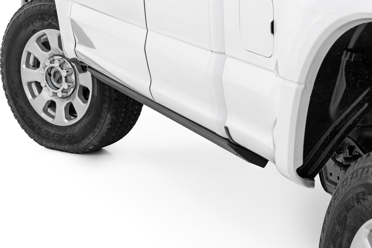 Rough Country - Power Running Boards - HT-Series - Super Cab - Ford F-150/Lightning/F-250/F-350/Raptor (15-26) - ESR71525
