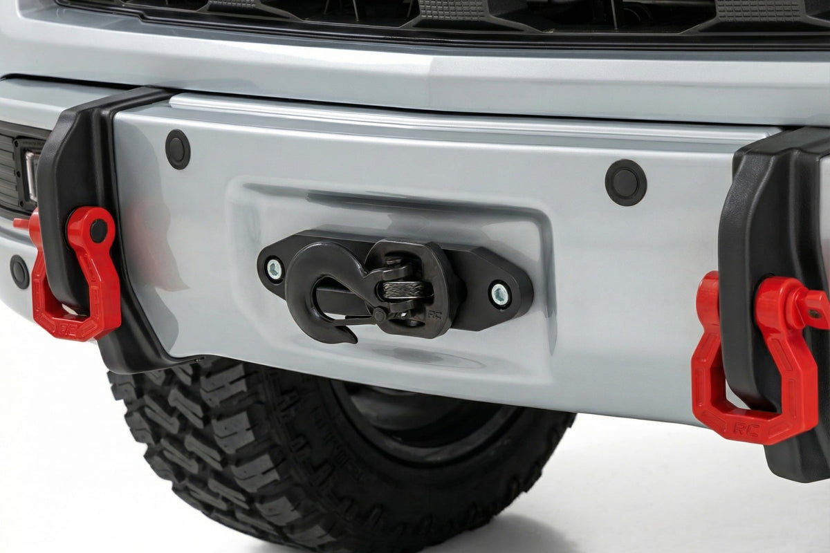 Rough Country - Front FXS Bumper - 12000S - GAN Silver Ice Metallic - Chevy Silverado 1500 (23-26) - 13007-GAN