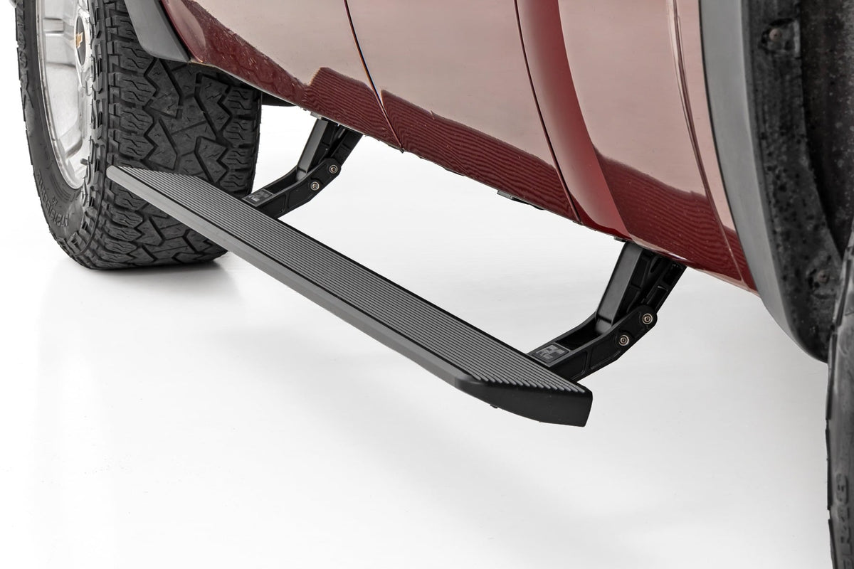 Rough Country - Power Running Boards - HT-Series - Double Cab - Chevy/GMC 1500/2500HD/3500HD (14-18) - ESR51523