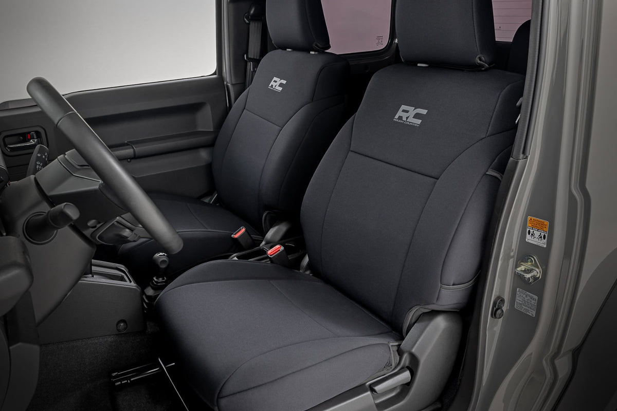 Rough Country - Seat Covers - Front & Rear - Suzuki Jimny (2-Door) (2018-2025) - 91072