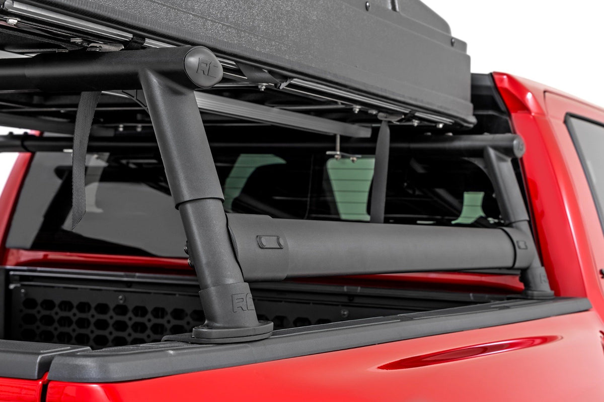 Rough Country - Bed Rack - Half Rack - Aluminum - Toyota Tacoma 2WD/4WD (2024-2025) - 73119 for 2024 Toyota Tacoma - detail v