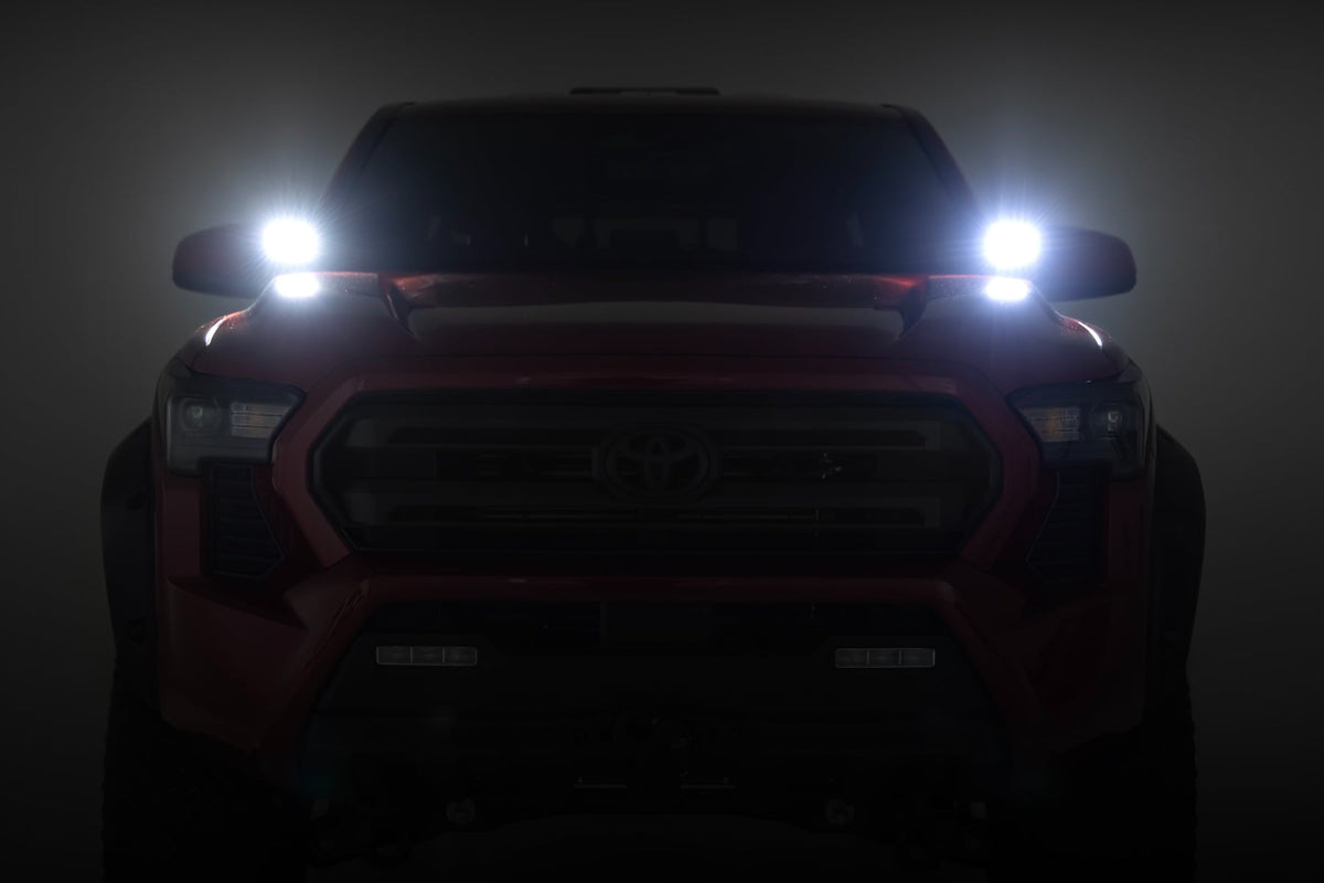 Rough Country - LED Light Kit - Ditch Mount - 2" Spectrum Pair - Spot - Toyota Tacoma (24-25) - 72107 for 2024 Toyota Tacoma 