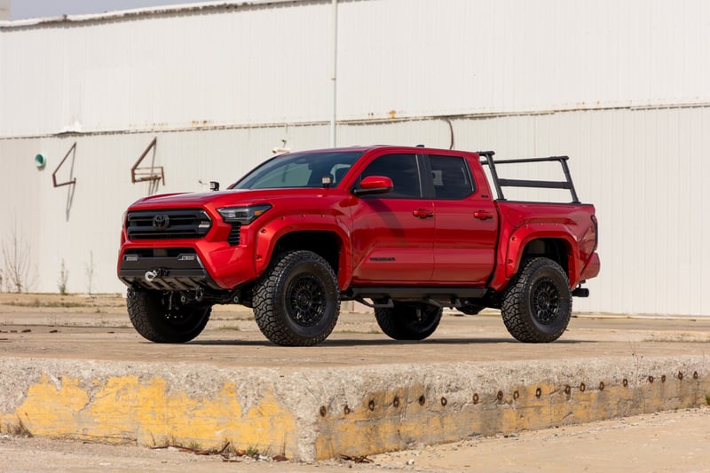 Rough Country - Pocket Fender Flares - 3U5 Supersonic Red - Toyota Tacoma 2WD/4WD (2024-2025) - F-T12421-3U5