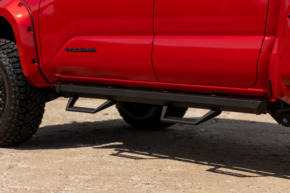 Rough Country - SRL2 Adjustable Aluminum Steps - Double Cab - Toyota Tacoma 2WD/4WD (24-25) - 73003 for 2024 Toyota Tacoma - 
