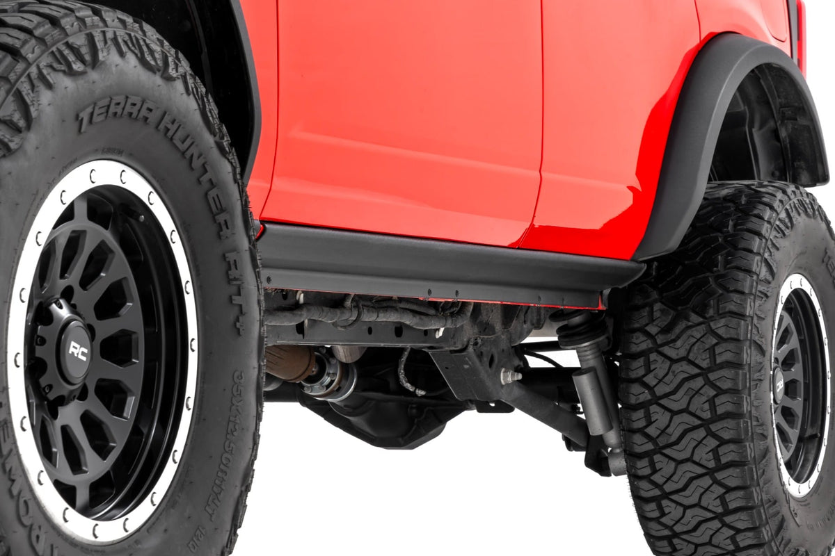 Rough Country - Trail Cladding - Rocker Sill Plates - 4-Door - Ford Bronco 4WD (2021-2025) - TC13028 by Rough Country - angle