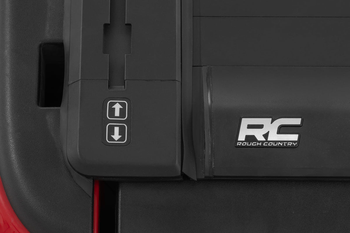 Rough Country - Powered Retractable Bed Cover - 5'7" Bed - Ram 1500 (19-25)/1500 TRX (21-24) - 51307550 by Rough Country - cl